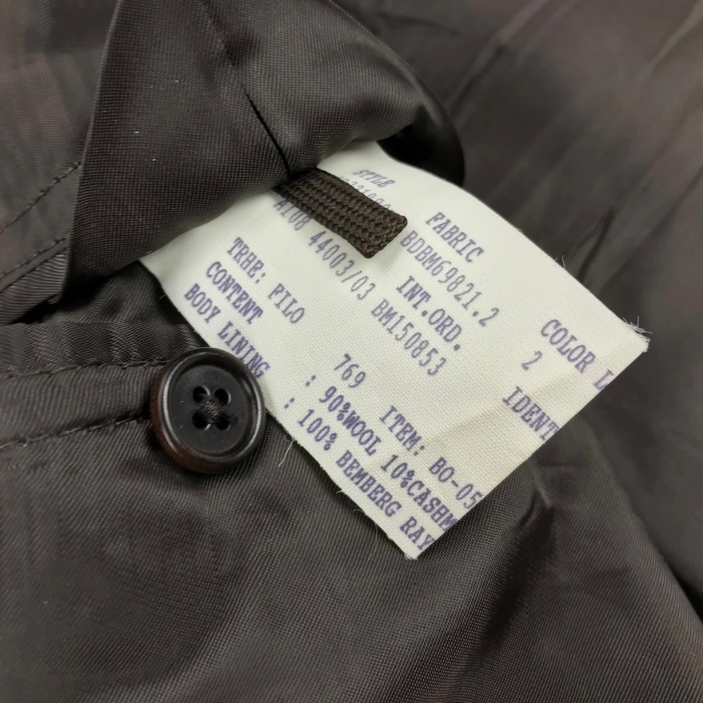 Brooks Brothers Wool Cashmere Plaid Italy Size 45R - Picture 8 of 8